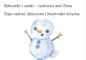 Zimowa rymowanka - Antoni M.