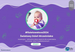 Dzień Wcześniaka z #fioletowelove2024