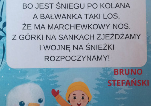 Zimowa rymowanka Bruna