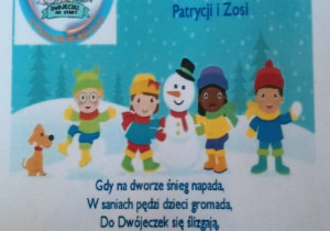 Zimowa rymowanka Patrycji i Zofii