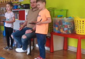 Grupa "Sowy" podczas warsztatów - Julia i Aleks