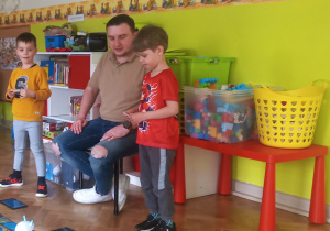 Grupa "Sowy" podczas warsztatów - Jan i Ryszard