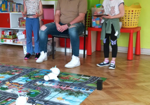 Grupa "Zające" podczas warsztatów - Klara i Małgorzata