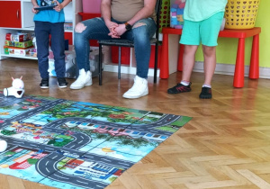 Grupa "Zające" podczas warsztatów - Wojciech i Antoni