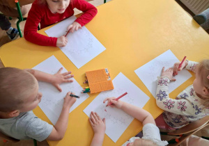 Dzieci z grupy "Żaby" - Dzień Unii Europejskiej