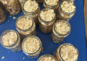 szarlotki w słoikach