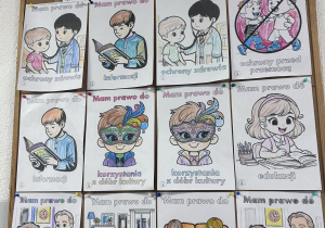 Karty pracy Prawa Dziecka grupy Sowy