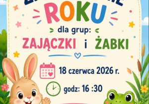 plakat zakończenie roku