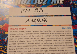 Rozliczenie WOŚP